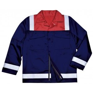 CASACO AZUL/VERM ANTIEST+IGNIFUGO FR55